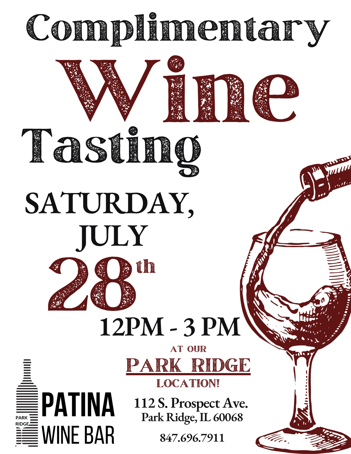 Events Patina Wine Bar Park Ridge, IL