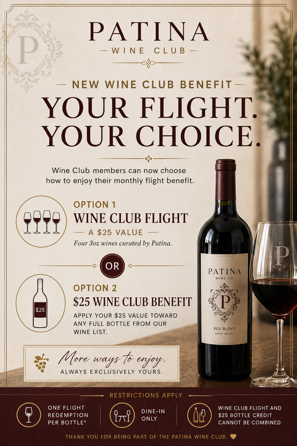 Your New Wine Club Benefit!