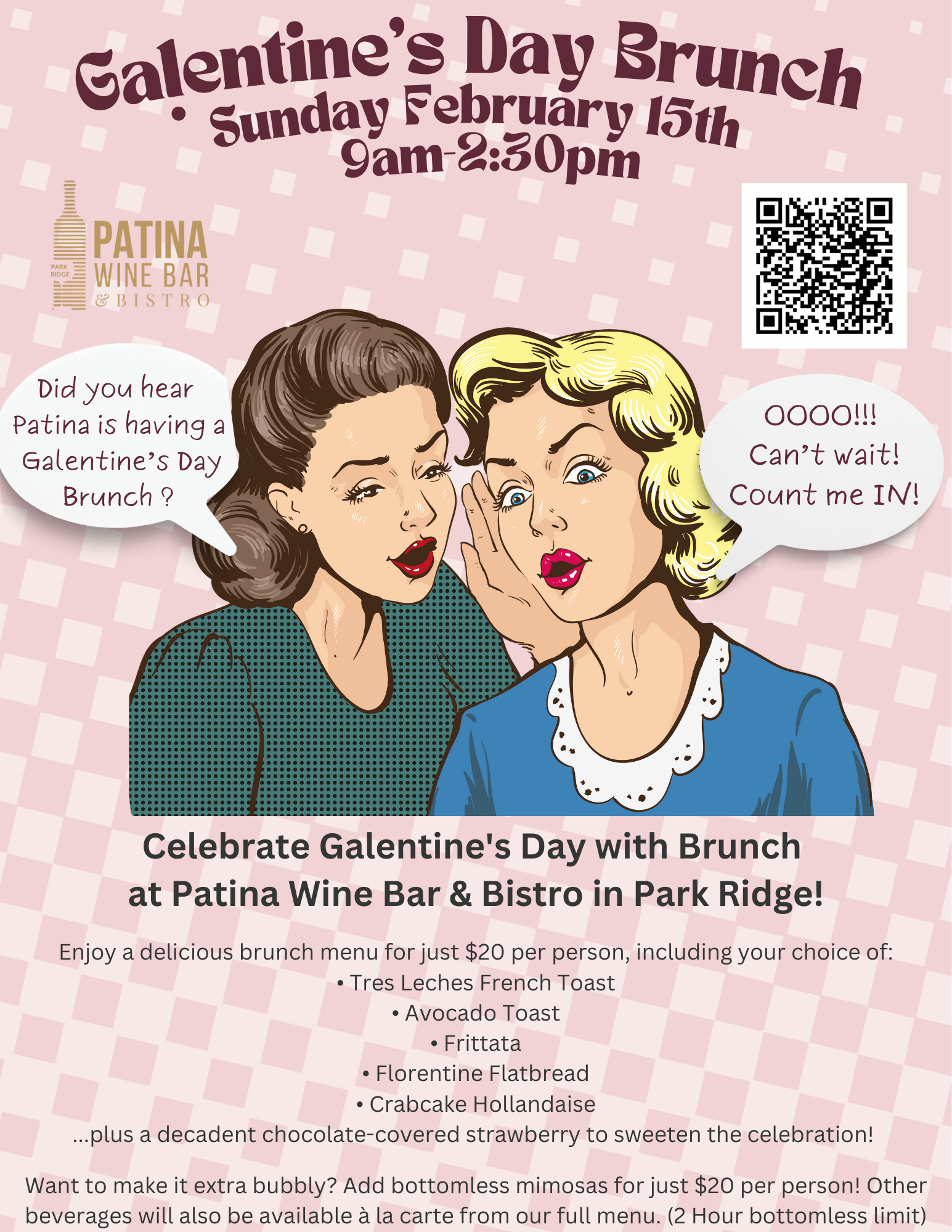 Galentine’s Day Brunch February 15th!
