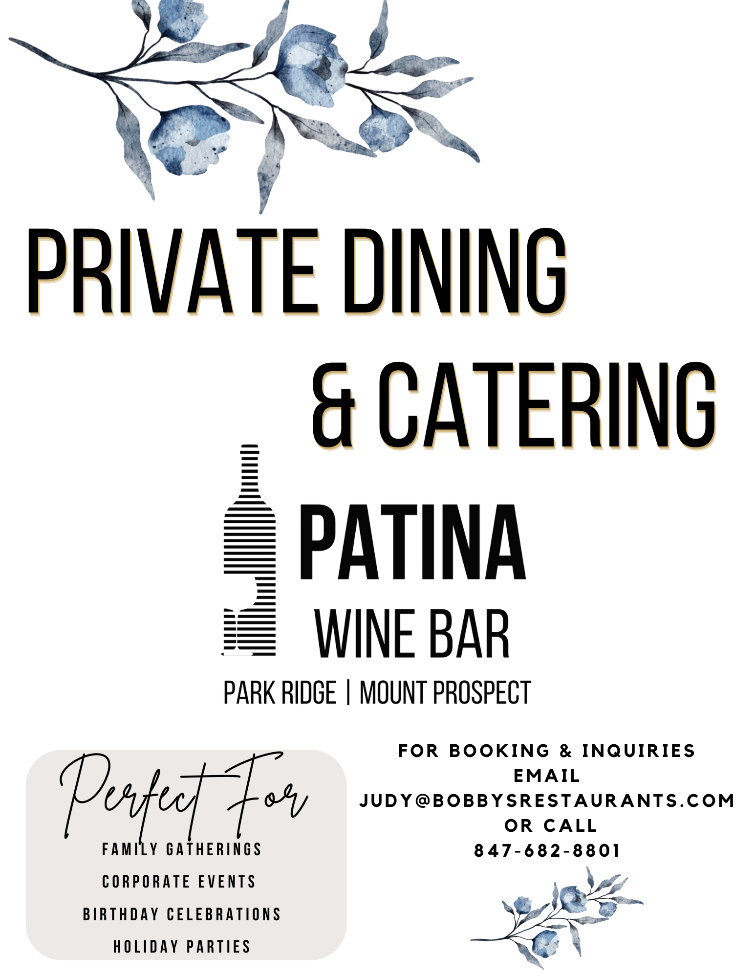 Private Events & Catering