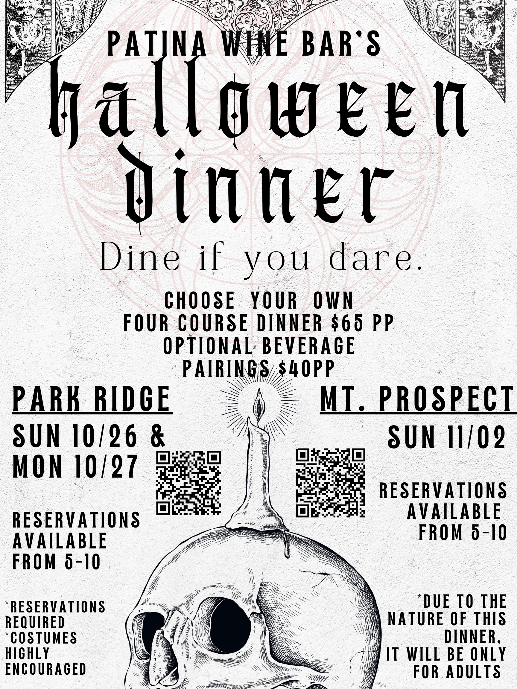 Halloween Dinner Patina!