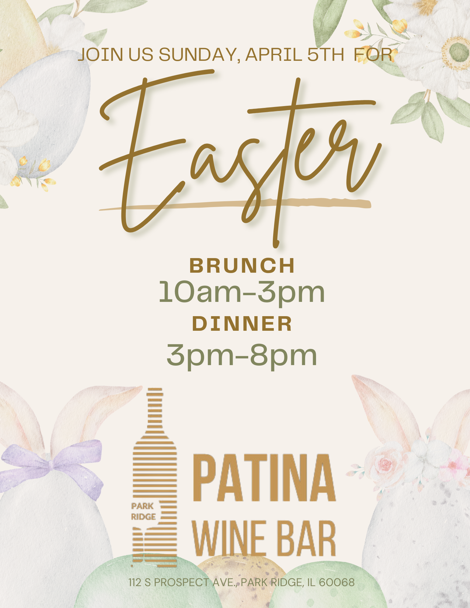 Easter Brunch & Dinner!