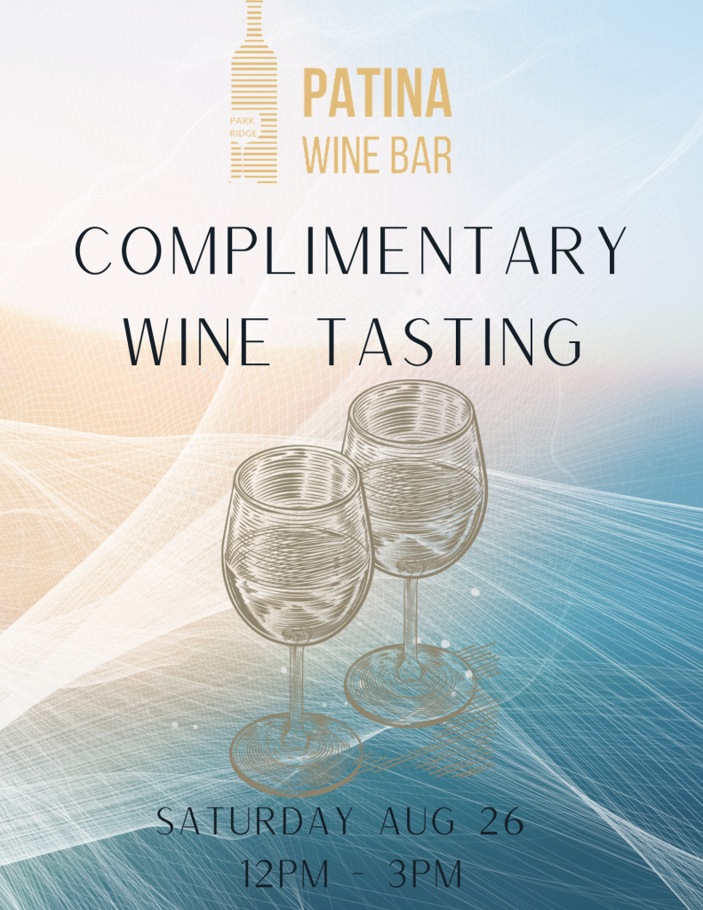 Events Patina Wine Bar Park Ridge, IL